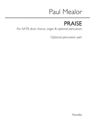 Paul Mealor, Praise (Percussion Part) Percussion Buch