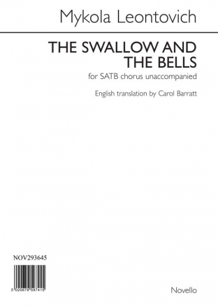 Mykola D. Leontovich, The Swallow And The Bells SATB Chorpartitur