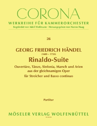 Rinaldo-Suite fr Streicher Partitur