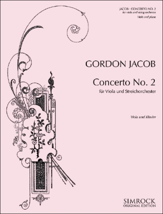 Concerto no.2 for viola and orchestra for viola and piano