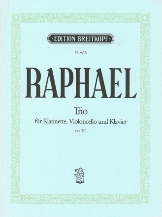 Trio op.70 fr Klarinette, Violoncello und Klavier