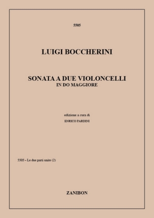 Sonate C-Dur fr 2 Violoncelli 2 Spielpartituren