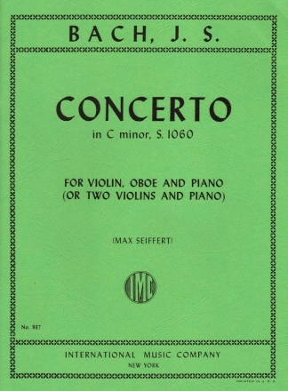 Concerto c minor for violin, oboe and piano (2 violins and piano) SEIFFERT, MAX, ED