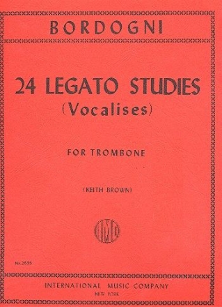 24 Legato Studies for trombone (vocalises)