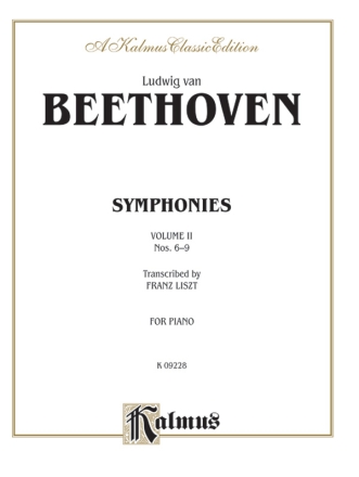 Symphonies for piano vol.2 for piano transcribed by Franz Liszt