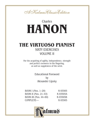 The Virtuoso Pianist book 2 nos.21-43 for piano