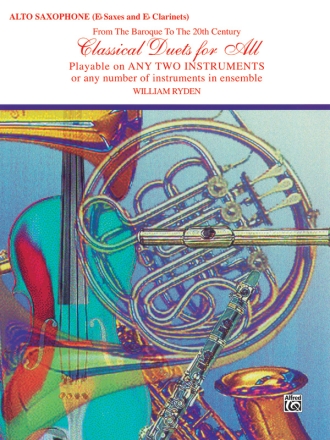 Classical Duets for all for alto saxophones (clarinets in Eb) score