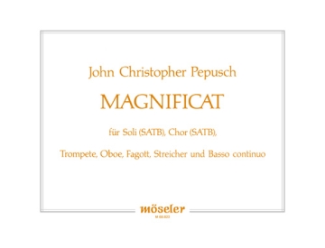 Magnificat fr SATB Soli, SATB Chor, Blser, Streicher und b.c. Partitur (dt/en)