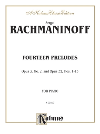 14 preludes op.3 no.2 and op.32 for piano