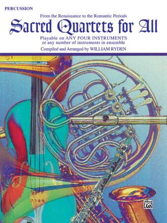 Sacred Quartets for all for 2 melody instruments and percussion