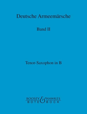 Deutsche Armeemrsche Band 2 Tenorsaxophon in B