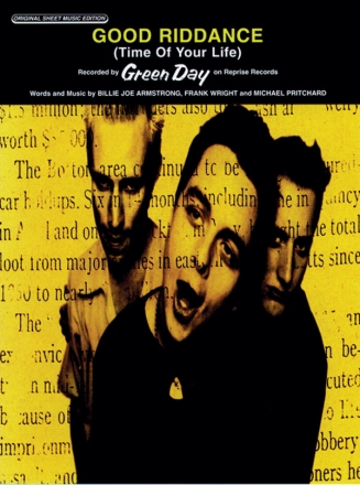 Good Riddance: Einzelausgabe piano/vocal/chords Green Day