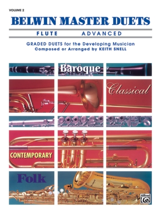 Belwin Master Duets vol.2 - advanced for 2 flutes score