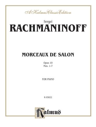 Morceaux de salon op.10 vol.1 (no.1-7)