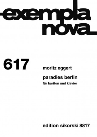 Paradies Berlin fr Bariton und Klavier