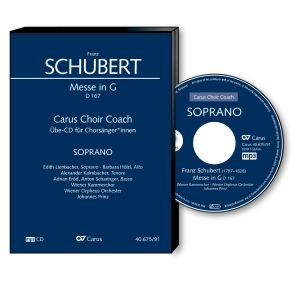 Messe G-Dur D167 - Chorstimme Sopran  Playalong-CD