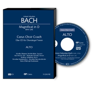 Magnificat D-Dur BWV243 - Chorstimme Alt  Playalong-CD