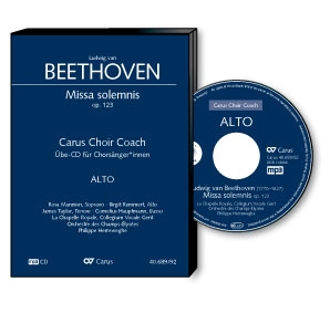 Missa solemnis op.123 - Chorstimme Alt  Playalong-CD