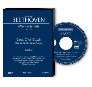 Missa solemnis op.123 - Chorstimme Bass  Playalong-CD