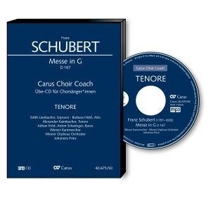 Messe G-Dur D167 - Chorstimme Tenor  Playalong-CD