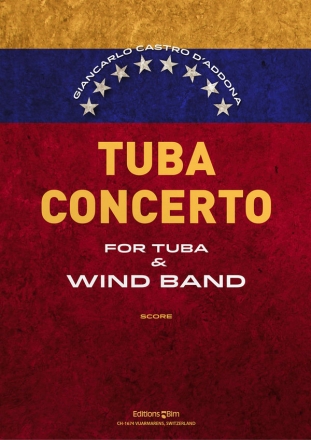 Concerto for tuba and concert band score