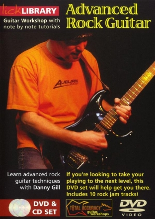 Advanced Rock Guitar Guitar Workshop with note by note tutorials CD+DVD