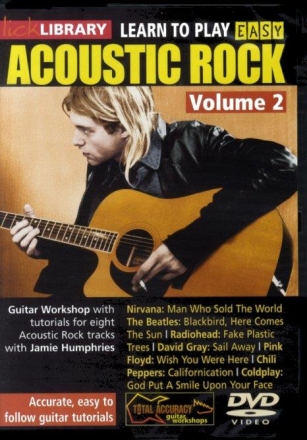 Learn To Play Easy Acoustic Rock Volume 2 for guitar DVD