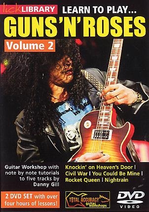 Learn To Play Guns 'N' Roses Volume 2 for guitar DVD