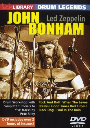 Drum Legends - John Bonham Techniques (DVD) for drumset DVD