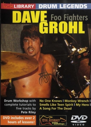 Drum Legends Foo Fighters - Dave Grohl for drumset DVD