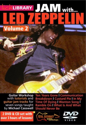 Jam With Led Zeppelin - Volume 2 for guitar 2DVDs+CD