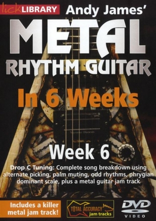 Andy James' Metal Rhythm Guitar In 6 Weeks - Wk 6 Gitarre DVD