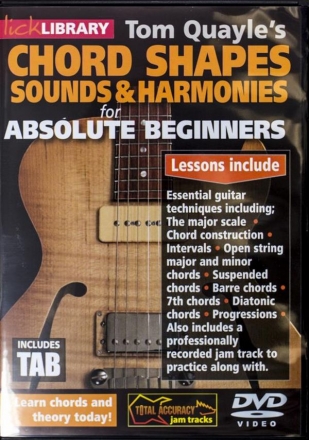 Tom Quayle's Chord Shapes, Sounds And Harmonies For Absolute Beginners fr E-Gitarre DVD