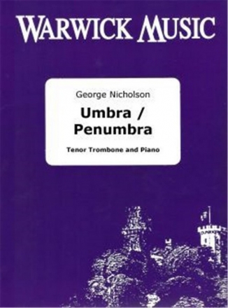 George Nicholson, Umbra / Penumbra Tenorposaune und Klavier Buch