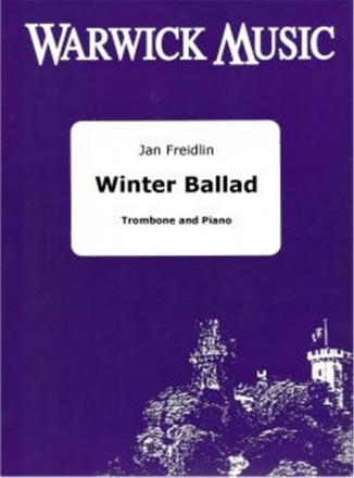 Jan Freidlin, Winter Ballad Tenorposaune und Klavier Buch