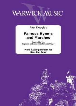 Paul Douglas, Famous Hymns and Marches for Tuba [BC] and Piano Book