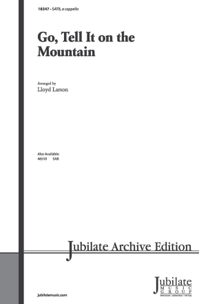 GO TELL IT..MNTN/SATB A CAPPELLA  Mixed voices