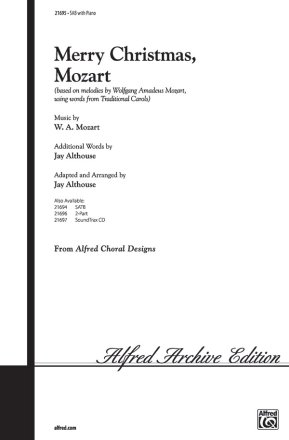 arr. Althouse, Jay Merry Christmas, Mozart SAB  Mixed voices