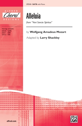 Shackley Alleluia (Veni Sancte Spiritus) SATB  Mixed voices