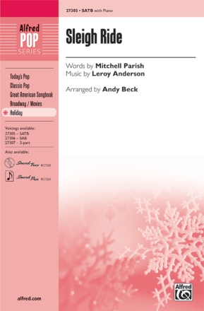 Beck,A (Arranger) Sleigh Ride SATB  Mixed voices