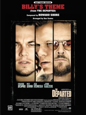 Shore, Howard Arr Coates Billy's Theme EP (From The Departed)  Piano Solo