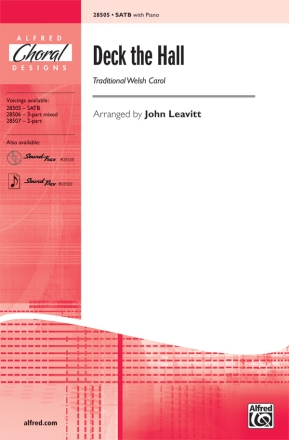 Leavitt,J (arranger) Deck the Hall SATB  Mixed voices