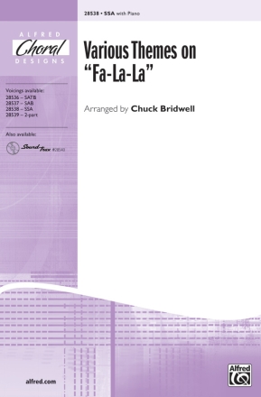 Bridwell,C (arranger) Various Themes on FaLaLa SSA  Unison, upper, equal voices