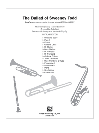 Beck,A Ballad of Sweeney Todd, The Pax  Mixed ensemble