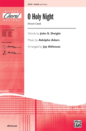 Dwight,A O Holy Night SATB  Mixed voices