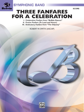 Three Fanfares for a Celebration (c/b)  Symphonic wind band