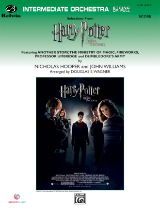 Selections from Harry Potter and the Order of the Phoenix: for orchestra (string orchestra) score and parts (8-8-5--5-5-5)