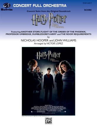 Concert Suite from Harry Potter and the Order of Phoenix: for orchestra score and parts (strings 8-8-5-5-5)