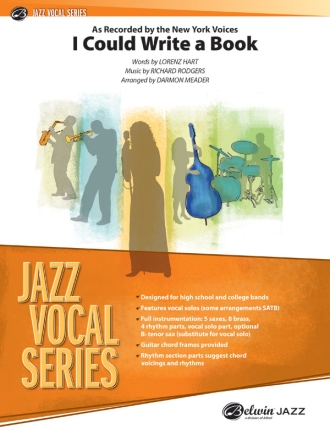 I could write a book: for vocal jazz band score and parts