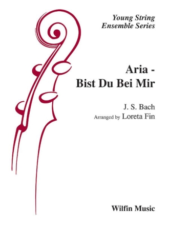 arr. Fin Aria -- Bist Du Bei Mir Score  Scores